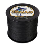 HERCULES 100M-2000M Black 10lb-300lb PE Braided Fishing Line 8 Strands HERCULES