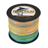HERCULES 100M-2000M Multicolor 10lb-300lb PE Braided Fishing Line 8 Strands HERCULES