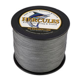 HERCULES 100M-2000M Grey 10lb-300lb PE Braided Fishing Line 8 Strands HERCULES