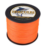 HERCULES 100M-2000M Orange 10lb-300lb PE Braided Fishing Line 8 Strands HERCULES