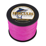 HERCULES 100M-2000M Pink 10lb-300lb PE Braided Fishing Line 8 Strands HERCULES