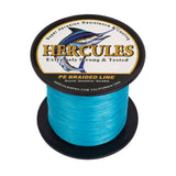 HERCULES 100M-2000M Blue 10lb-300lb PE Braided Fishing Line 8 Strands HERCULES