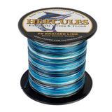 HERCULES 100M-2000M Camo Blue 10lb-300lb PE Braided Fishing Line 8 Strands HERCULES