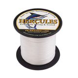 HERCULES 100M-2000M White 10lb-300lb PE Braided Fishing Line 8 Strands HERCULES