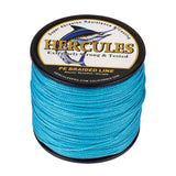 HERCULES 100M-2000M Blue 10lb-300lb PE Braided Fishing Line 8 Strands HERCULES