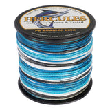 HERCULES 100M-2000M Camo Blue 10lb-300lb PE Braided Fishing Line 8 Strands HERCULES