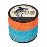 HERCULES 100M-2000M Multicolor 10lb-300lb PE Braided Fishing Line 8 Strands HERCULES