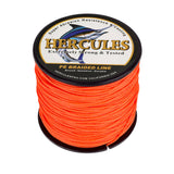 HERCULES 100M-2000M Orange 10lb-300lb PE Braided Fishing Line 8 Strands HERCULES