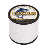 HERCULES 100M-2000M White 10lb-300lb PE Braided Fishing Line 8 Strands HERCULES