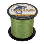 HERCULES 100M-2000M Army Green 6lb-100lb PE Braided Fishing Line 4 Strands HERCULES