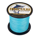 HERCULES 100M-2000M Blue 6lb-100lb PE Braided Fishing Line 4 Strands HERCULES
