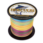 HERCULES 100M-2000M Multicolor 6lb-100lb PE Braided Fishing Line 4 Strands HERCULES