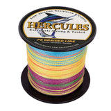 HERCULES 100M-2000M Multicolor 6lb-100lb PE Braided Fishing Line 4 Strands HERCULES