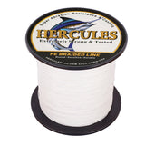 HERCULES 100M-2000M White 6lb-100lb PE Braided Fishing Line 4 Strands HERCULES
