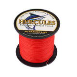 HERCULES 100M-2000M Red 10lb-300lb PE Braided Fishing Line 8 Strands HERCULES