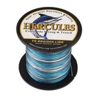 HERCULES 100M-2000M Blue Camo 6lb-100lb PE Braided Fishing Line 4 Strands HERCULES