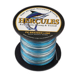 HERCULES 100M-2000M Blue Camo 6lb-100lb PE Braided Fishing Line 4 Strands HERCULES