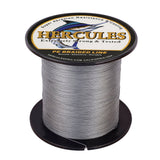HERCULES 100M-2000M Grey 6lb-100lb PE Braided Fishing Line 4 Strands HERCULES