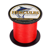 HERCULES 100M-2000M Red 6lb-100lb PE Braided Fishing Line 4 Strands HERCULES