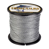 HERCULES 100M-2000M Grey 6lb-100lb PE Braided Fishing Line 4 Strands HERCULES