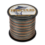 HERCULES 100M-2000M Camouflage 10lb-300lb PE Braided Fishing Line 8 Strands HERCULES