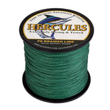HERCULES 100M-2000M Green 10lb-300lb PE Braided Fishing Line 8 Strands HERCULES