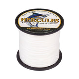 HERCULES 100M-2000M White 10lb-300lb PE Braided Fishing Line 8 Strands HERCULES