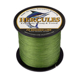 HERCULES 100M-2000M Yellow 10lb-300lb PE Braided Fishing Line 8 Strands HERCULES