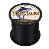 HERCULES 100M-2000M Black 10lb-300lb PE Braided Fishing Line 8 Strands HERCULES