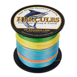 HERCULES 100M-2000M Multicolor 10lb-300lb PE Braided Fishing Line 8 Strands HERCULES