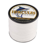 HERCULES 100M-2000M White 10lb-300lb PE Braided Fishing Line 8 Strands HERCULES