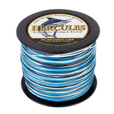 HERCULES 100M-2000M Camo Blue 10lb-300lb PE Braided Fishing Line 8 Strands HERCULES