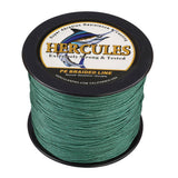 HERCULES 100M-2000M Green 10lb-300lb PE Braided Fishing Line 8 Strands HERCULES