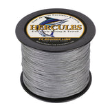 HERCULES 100M-2000M Grey 10lb-300lb PE Braided Fishing Line 8 Strands HERCULES