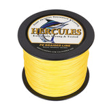 HERCULES 100M-2000M Yellow 10lb-300lb PE Braided Fishing Line 8 Strands HERCULES