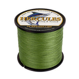 HERCULES 100M-2000M Army Green 6lb-100lb PE Braided Fishing Line 4 Strands HERCULES