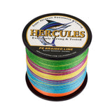 HERCULES 100M-2000M Multicolor 6lb-100lb PE Braided Fishing Line 4 Strands HERCULES