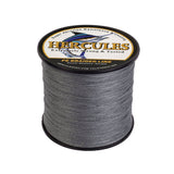 HERCULES 100M-2000M Grey 6lb-100lb PE Braided Fishing Line 4 Strands HERCULES