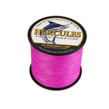 HERCULES 100M-2000M Pink 6lb-100lb PE Braided Fishing Line 4 Strands HERCULES