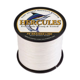 HERCULES 100M-2000M White 6lb-100lb PE Braided Fishing Line 4 Strands HERCULES