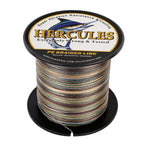 HERCULES 100M-2000M Camouflage 6lb-100lb PE Braided Fishing Line 4 Strands HERCULES