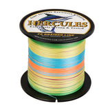 HERCULES 100M-2000M Multicolor 6lb-100lb PE Braided Fishing Line 4 Strands HERCULES