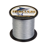 HERCULES 100M-2000M Grey 6lb-100lb PE Braided Fishing Line 4 Strands HERCULES
