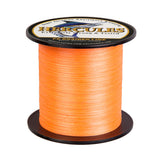 HERCULES 100M-2000M Orange 6lb-100lb PE Braided Fishing Line 4 Strands HERCULES