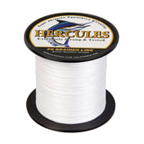 HERCULES 100M-2000M White 6lb-100lb PE Braided Fishing Line 4 Strands HERCULES