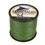 HERCULES 100M-2000M Army Green 10lb-300lb PE Braided Fishing Line 8 Strands HERCULES