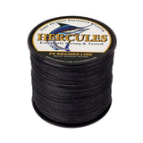 HERCULES 100M-2000M Black 6lb-100lb PE Braided Fishing Line 4 Strands HERCULES