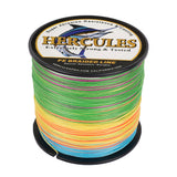 HERCULES 100M-2000M Multicolor 10lb-300lb PE Braided Fishing Line 8 Strands HERCULES