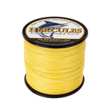 HERCULES 100M-2000M Yellow 6lb-100lb PE Braided Fishing Line 4 Strands HERCULES