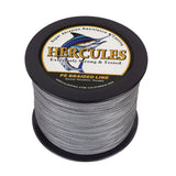 HERCULES 100M-2000M Grey 10lb-300lb PE Braided Fishing Line 8 Strands HERCULES